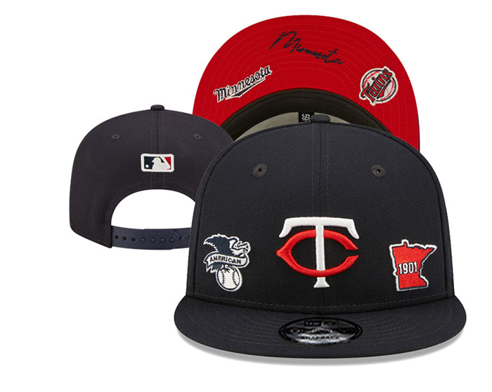 Minnesota Twins Stitched Snapback Hats 010